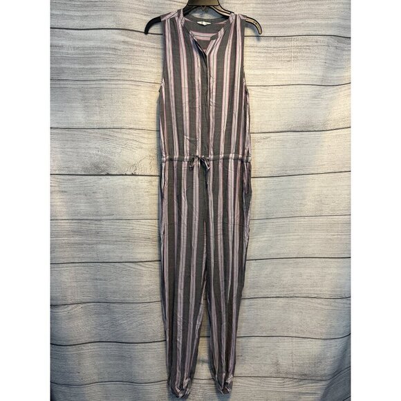 Splendid Loggia Striped Jumpsuit Size Medium - Picture 1 of 3